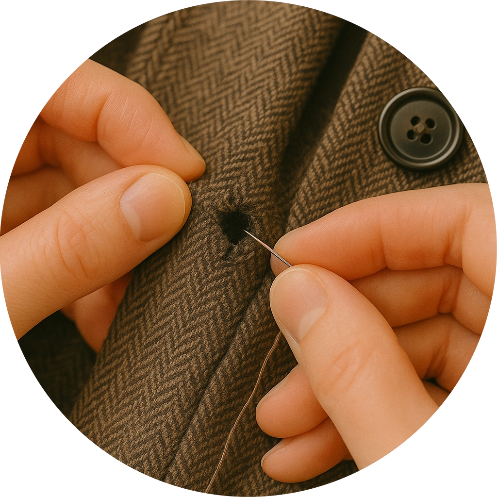 clothing hole repair bufalo